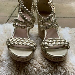 Like new Tory Burch espadrille wedge